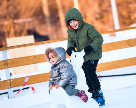 The winter ice rink in Gyumri Friendship Park has already opened!